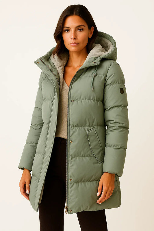 Women’s Puffer Jacket – Warm Insulated Winter Coat for Autumn & Winter